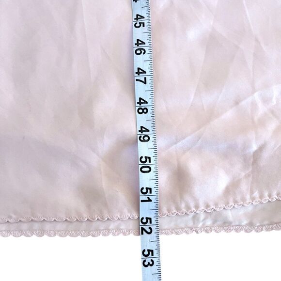 Vintage St. Michael Pink Satin Long Nightgown Slip - Picture 4 of 9
